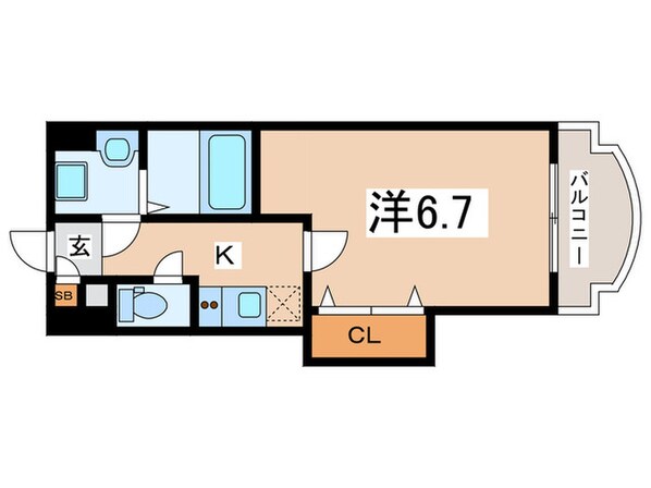 Luxe田辺の物件間取画像